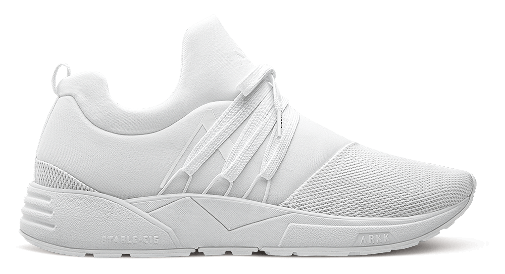 ARKK NOS Raven Mesh PET S-E15 | Triple White | Men Raven